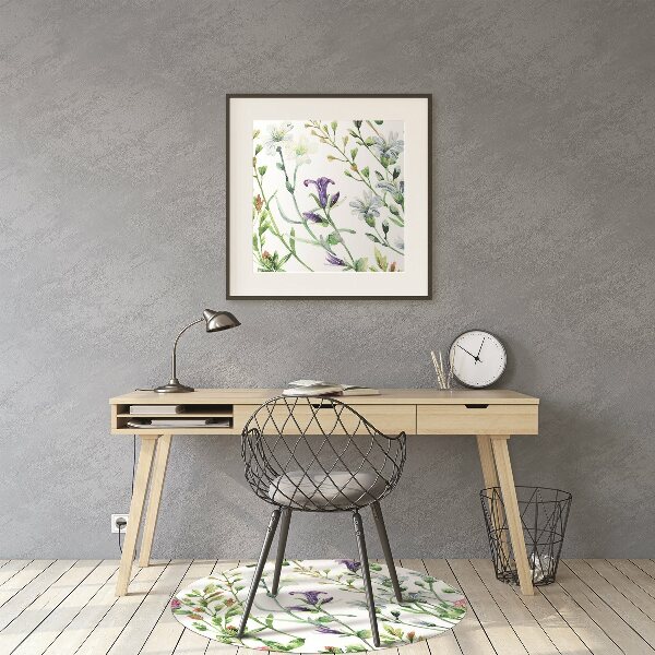 Tapis de chaise Fleurs de terrain