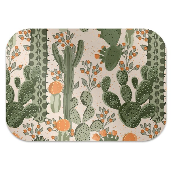 Tapis protection sol Cactus orange