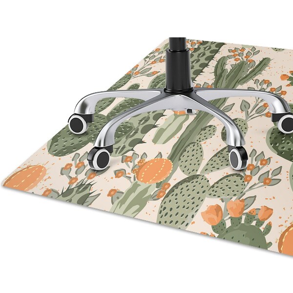 Tapis protection sol Cactus orange