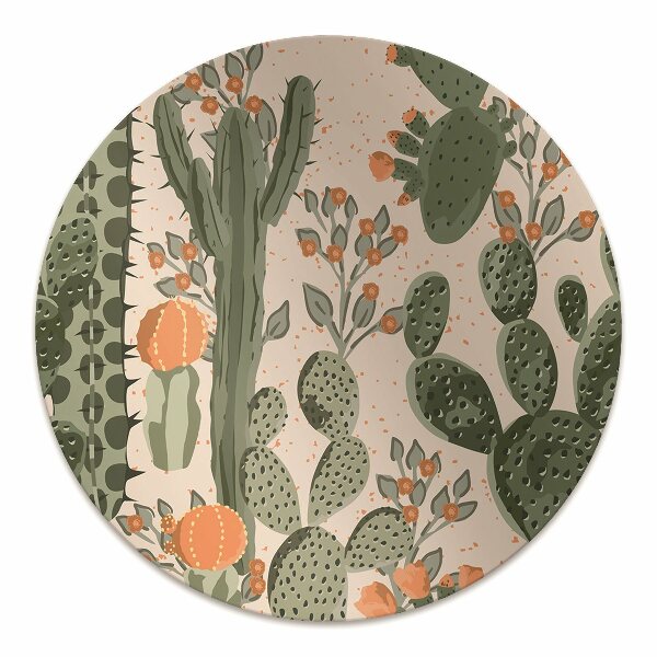 Tapis protection sol Cactus orange