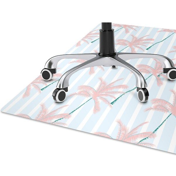 Tapis pour chaise de bureau Feuilles de palmier