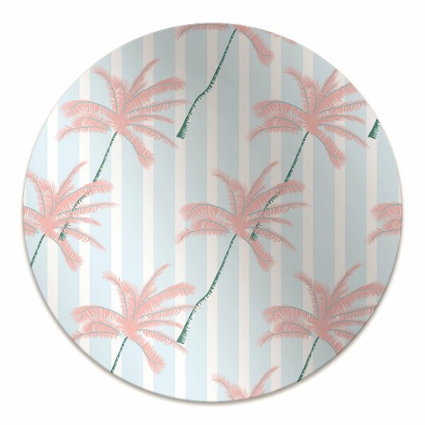 Tapis pour chaise de bureau Feuilles de palmier