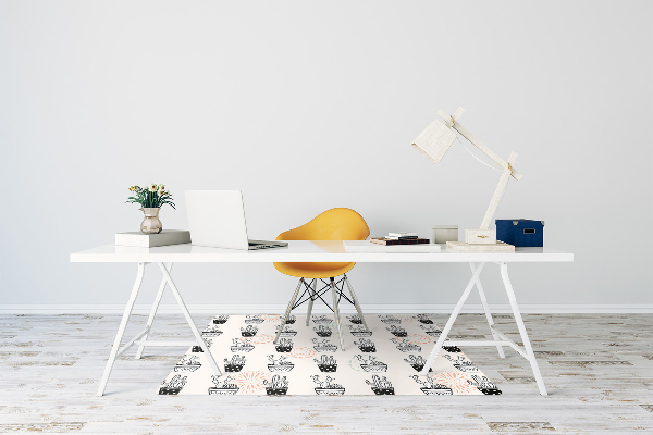 Tapis protège sol Cactus de pots