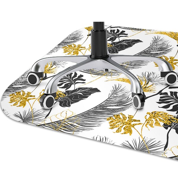 Tapis protège sol Tropical doré