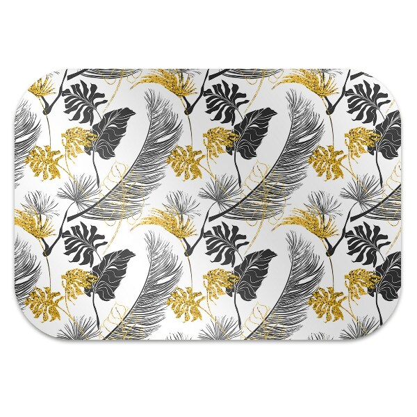 Tapis protège sol Tropical doré