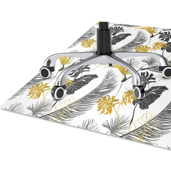 Tapis protège sol Tropical doré