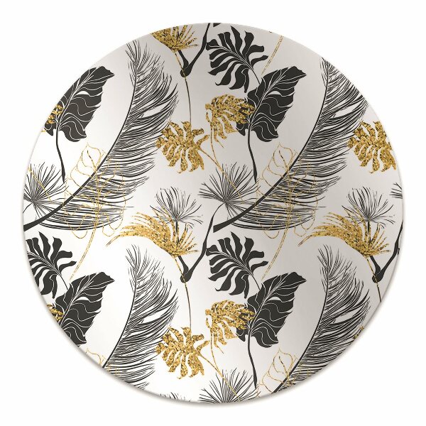 Tapis protège sol Tropical doré