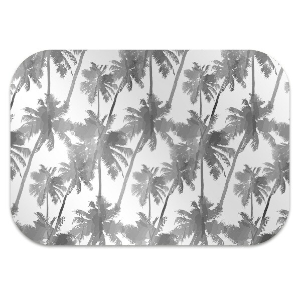 Tapis bureau Palmier gris