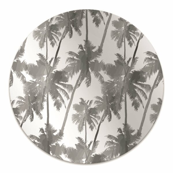 Tapis bureau Palmier gris