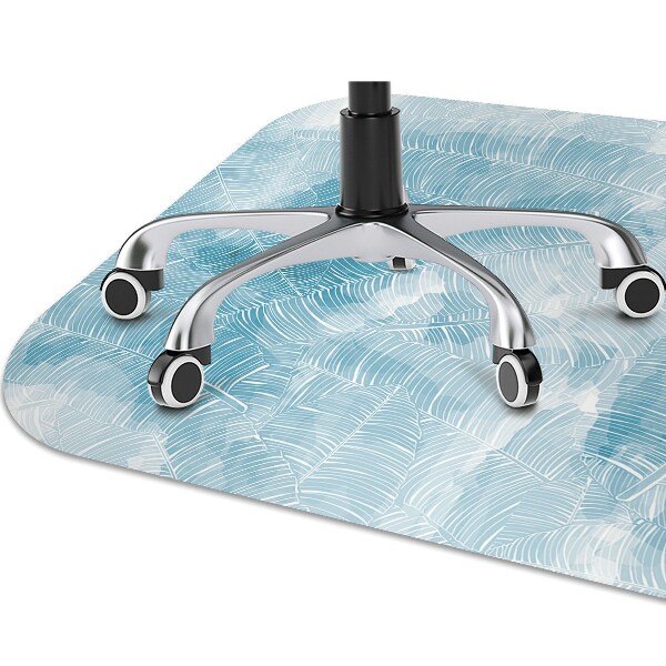 Tapis de chaise de bureau Modèle tropical