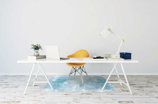 Tapis de chaise de bureau Modèle tropical