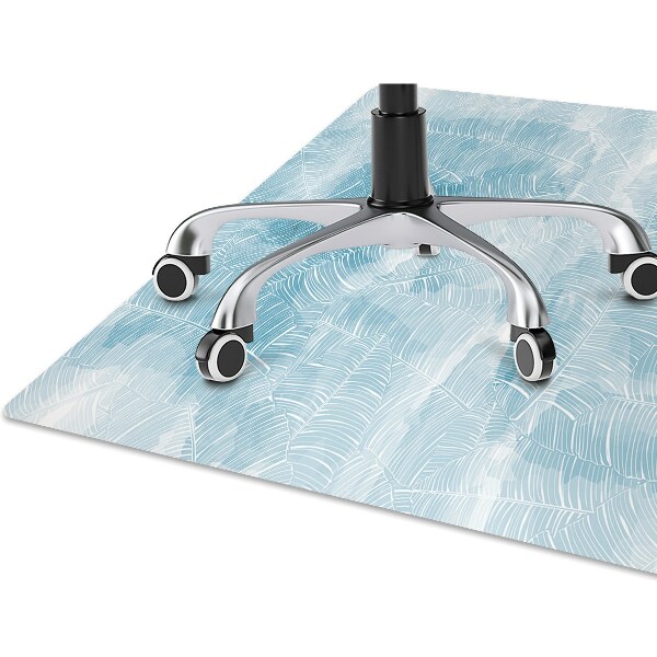 Tapis de chaise de bureau Modèle tropical