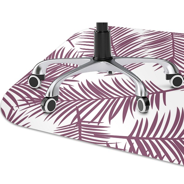 Tapis protège sol Feuilles violettes