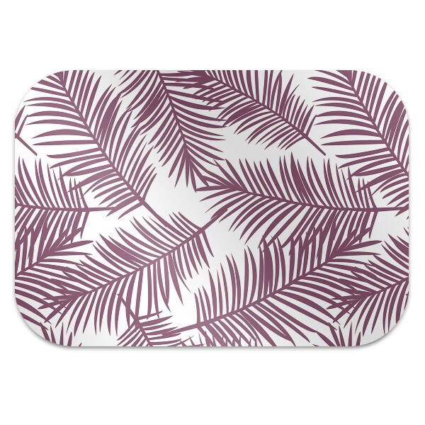 Tapis protège sol Feuilles violettes