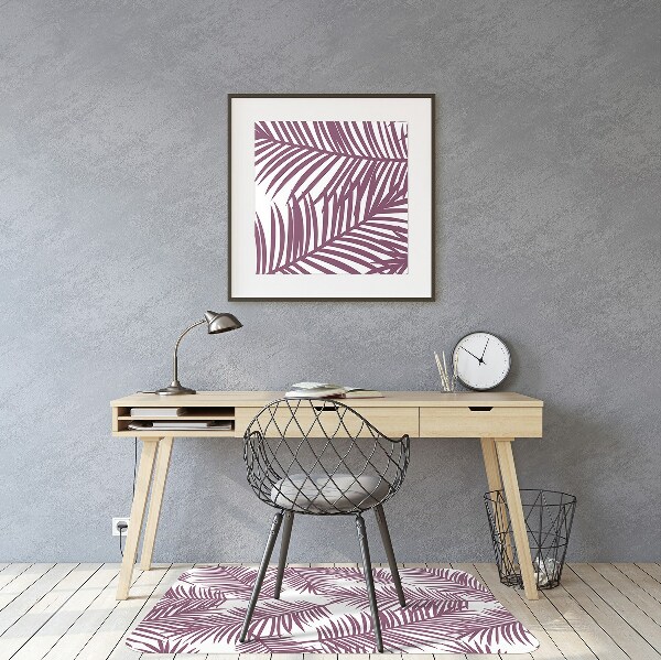 Tapis protège sol Feuilles violettes