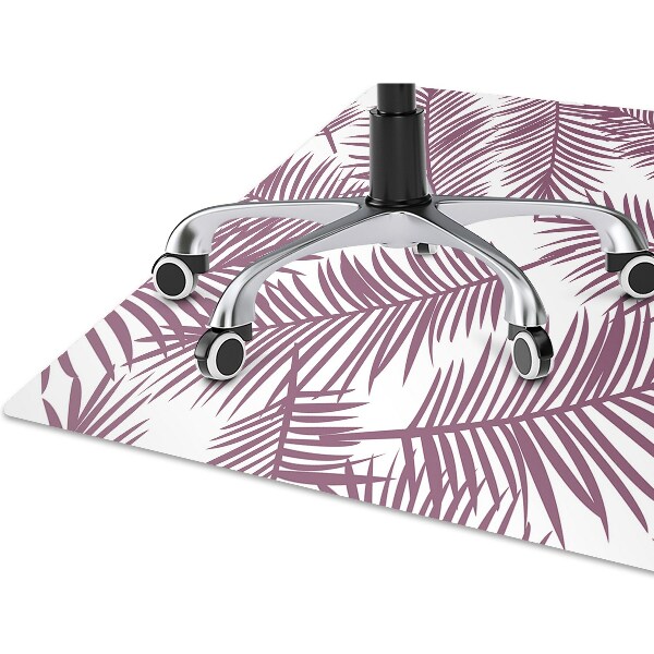 Tapis protège sol Feuilles violettes
