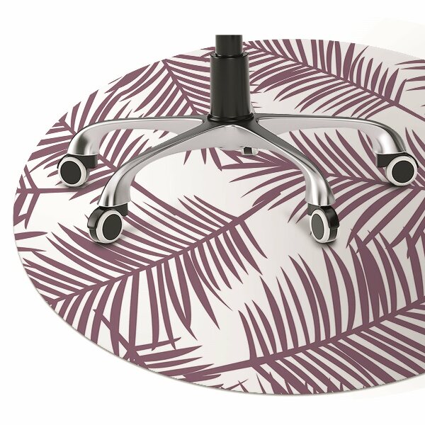 Tapis protège sol Feuilles violettes