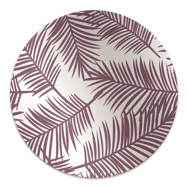 Tapis protège sol Feuilles violettes