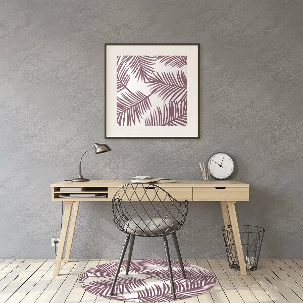 Tapis protège sol Feuilles violettes