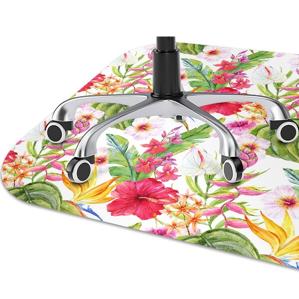 Tapis protection sol Hibiscus exotique