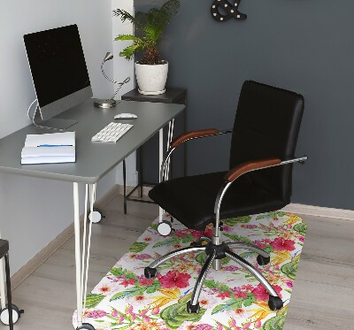 Tapis protection sol Hibiscus exotique