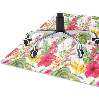 Tapis protection sol Hibiscus exotique