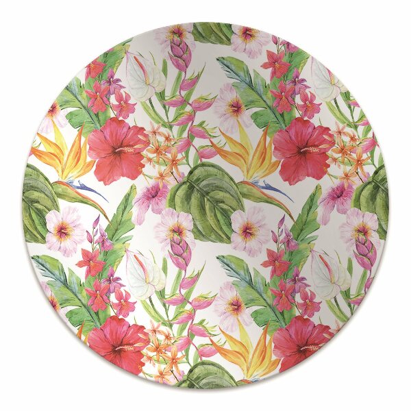 Tapis protection sol Hibiscus exotique