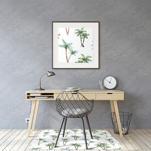 Tapis bureau Murale de palmier
