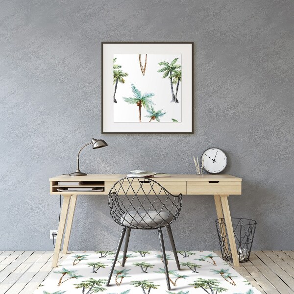 Tapis bureau Murale de palmier