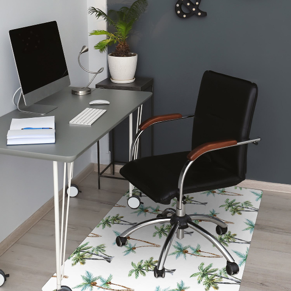 Tapis bureau Murale de palmier