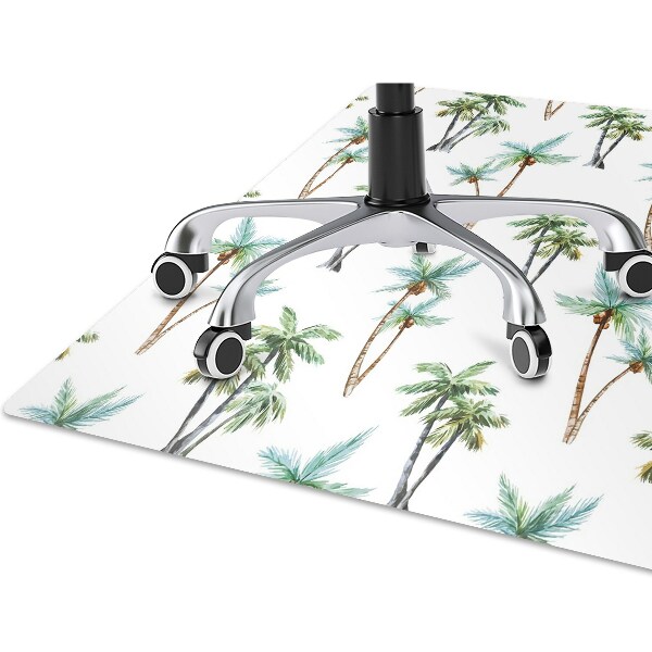 Tapis bureau Murale de palmier