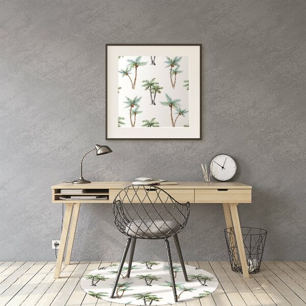 Tapis bureau Murale de palmier