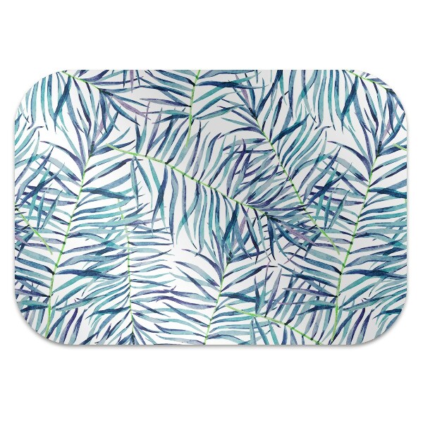 Tapis fauteuil bureau do biura Feuilles exotiques