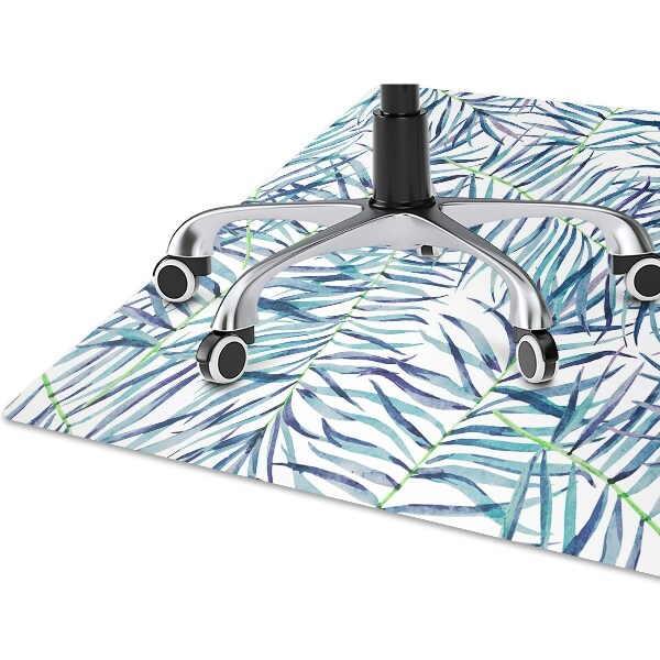 Tapis fauteuil bureau do biura Feuilles exotiques