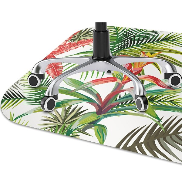 Tapis de chaise de bureau Jungle