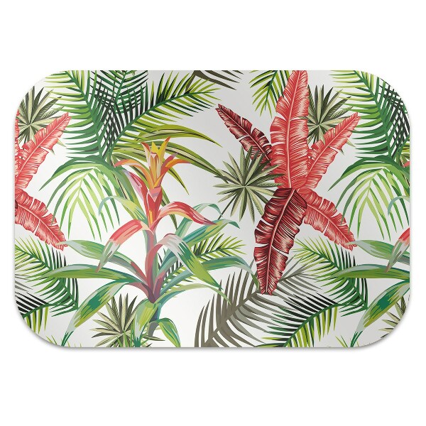 Tapis de chaise de bureau Jungle