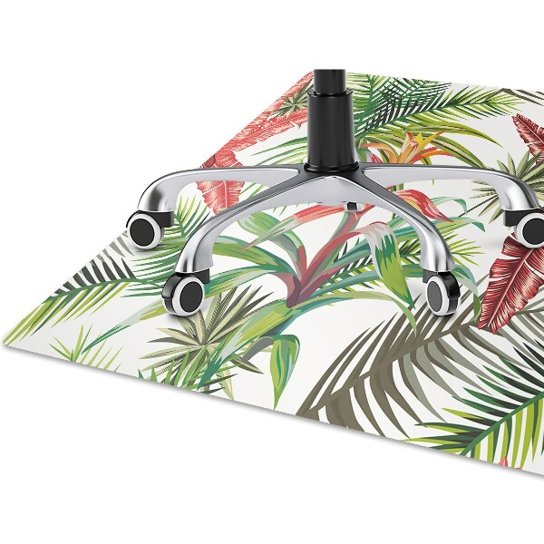 Tapis de chaise de bureau Jungle