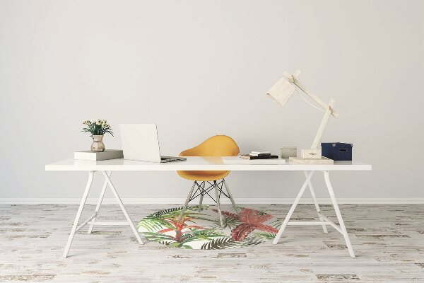 Tapis de chaise de bureau Jungle