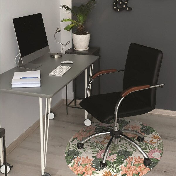 Tapis de chaise Fleurs murales