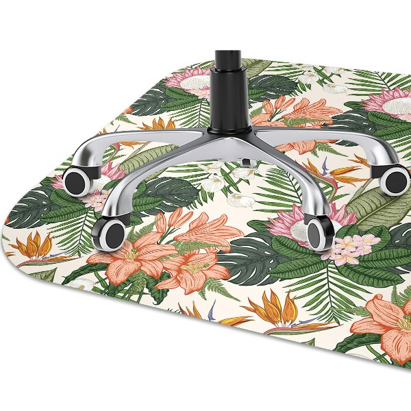 Tapis de chaise Fleurs murales