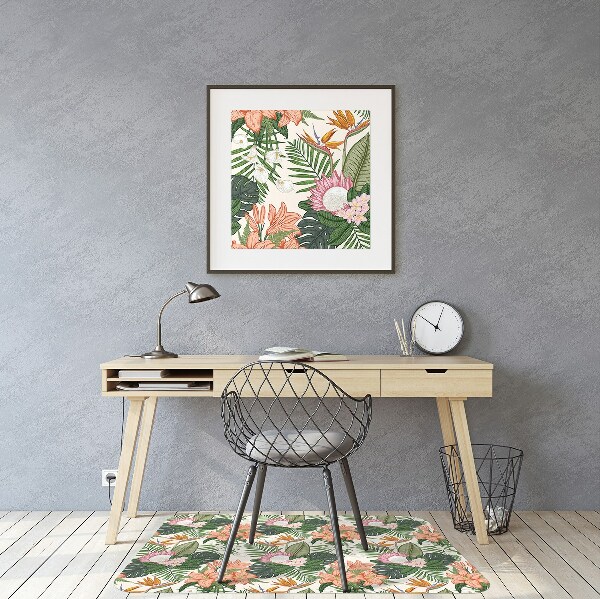 Tapis de chaise Fleurs murales