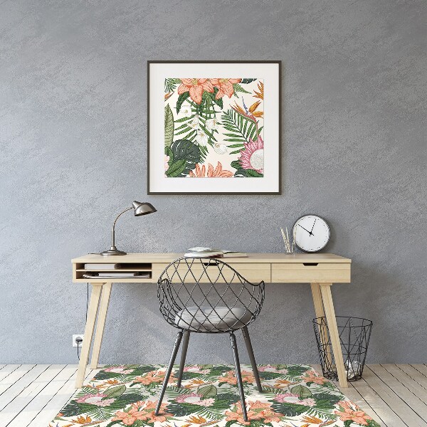 Tapis de chaise Fleurs murales