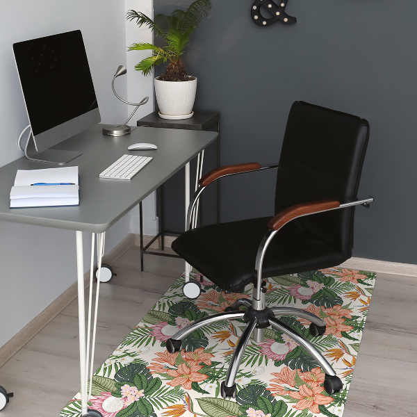 Tapis de chaise Fleurs murales
