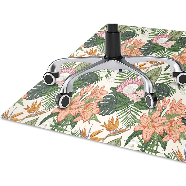 Tapis de chaise Fleurs murales
