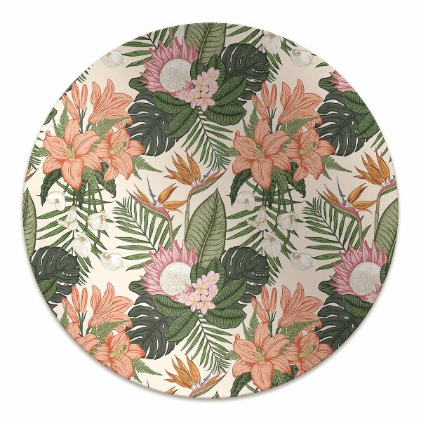 Tapis de chaise Fleurs murales
