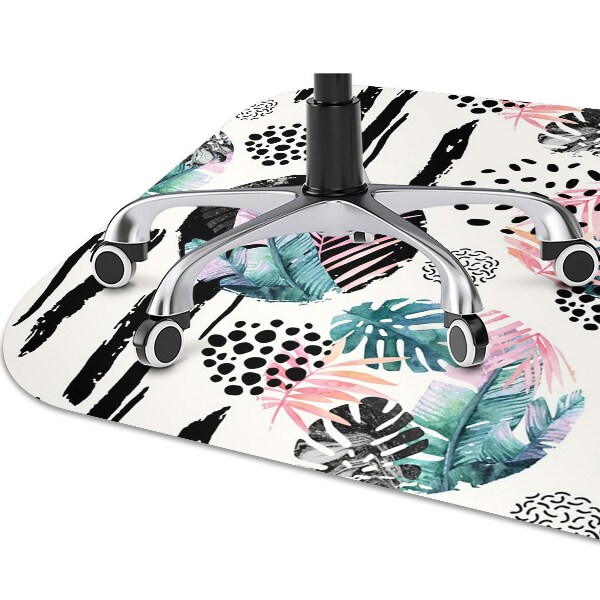 Tapis pour chaise de bureau Abstraction de la jungle