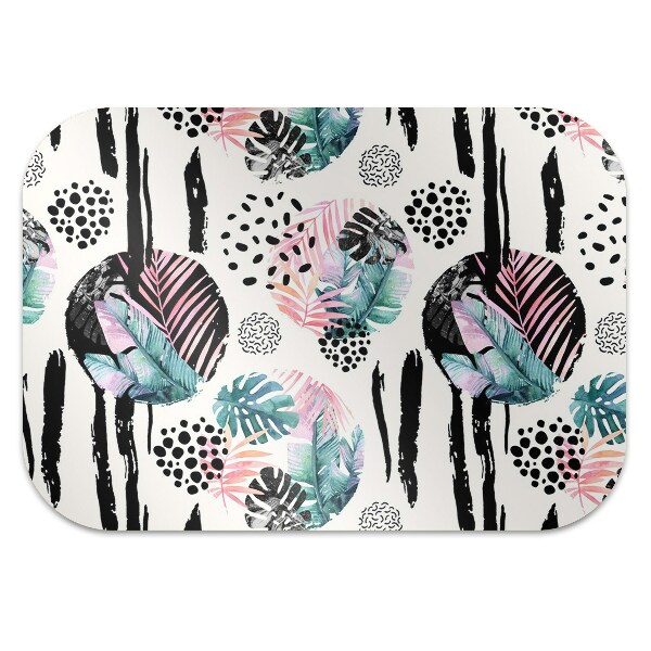 Tapis pour chaise de bureau Abstraction de la jungle