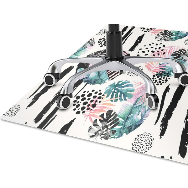 Tapis pour chaise de bureau Abstraction de la jungle