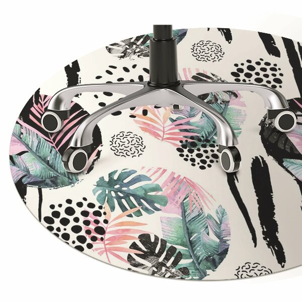 Tapis pour chaise de bureau Abstraction de la jungle
