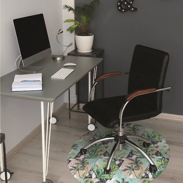 Tapis pour chaise de bureau Paume